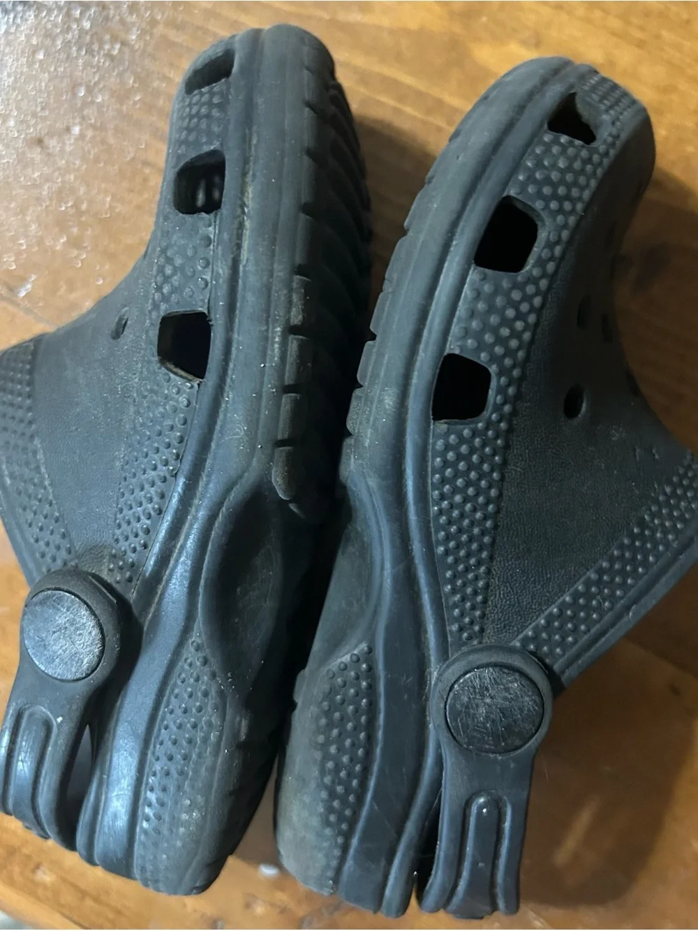 CROCS Kids Black Classic Clogs